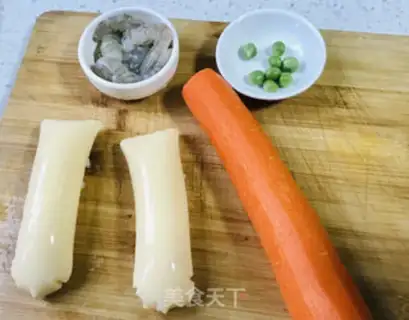 Make Okja steamed shrimp step 1