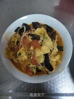 Make Tomato fried eggs step 6