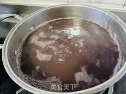 Make Sweet, sweet red bean soup step 5