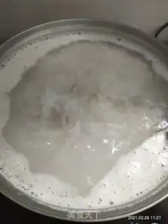 Make Skinny pork porridge step 2