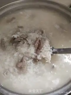 Make Skinny pork porridge step 4