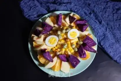 Make Low-fat fruit corn platter step 0