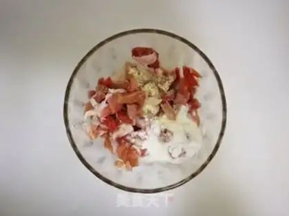 Make Scrambling of mushroom beef step 3