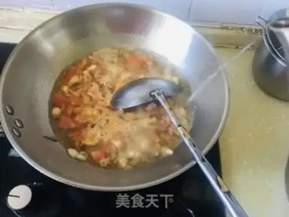 Make Chicken mushroom noodles step 2