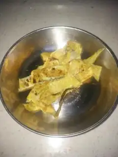 Make A spinach chicken skin step 4