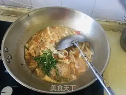 Make Chicken mushroom noodles step 5