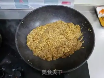 Make Scrambling of mushroom beef step 7