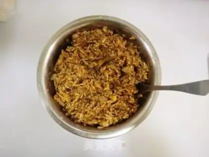 Make Scrambling of mushroom beef step 8