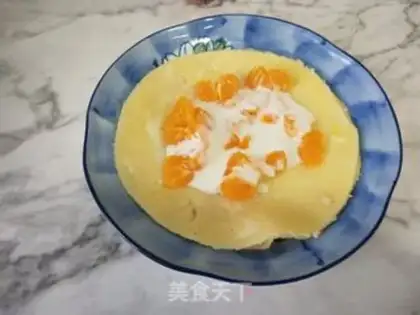 Make Orange yogurt step 2