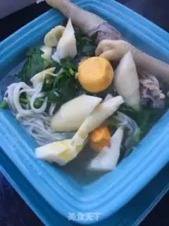 Make Sweet peas with hot chicken noodles step 13