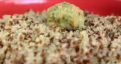 Make Quinoa chicken chestballs step 6