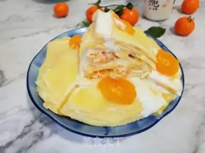 Make Orange yogurt step 4