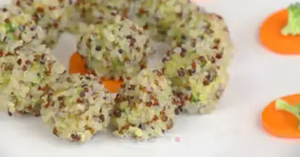 Make Quinoa chicken chestballs step 8