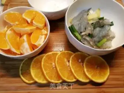 Make Orange shrimp ball step 1