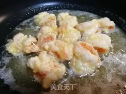 Make Orange shrimp ball step 3