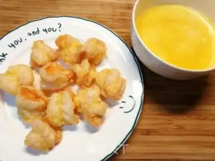 Make Orange shrimp ball step 4