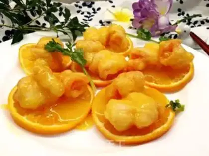 Make Orange shrimp ball step 6