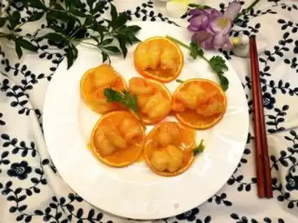 Make Orange shrimp ball step 7