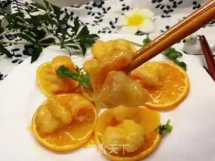 Make Orange shrimp ball step 8