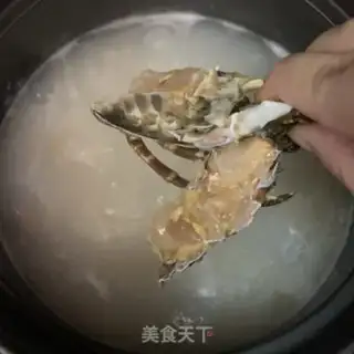 Make Lobster rice congee step 11