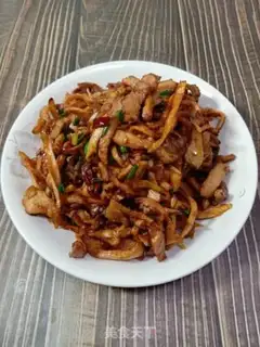 Make radish and fried meat step 6