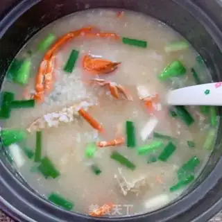 Make Lobster rice congee step 13