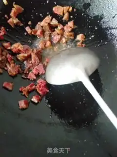 Make Sausage fried rice step 1