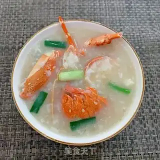 Make Lobster rice congee step 14