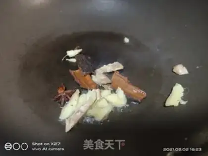 Make Red lamb soup step 1