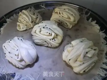 Make Black sesame roll step 6