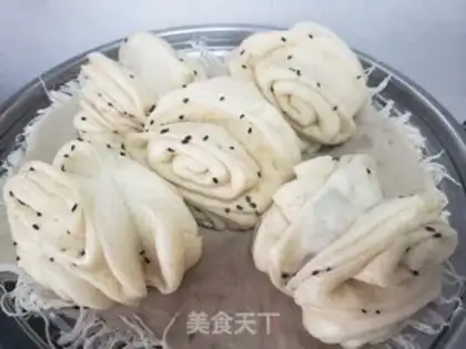 Make Black sesame roll step 7