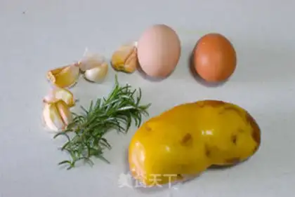Make Potato egg breakfast step 0