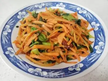 Make Carrot and green step 5