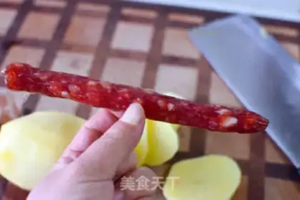 Make Potato egg breakfast step 2