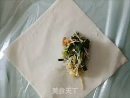 Make Spring rolls step 5