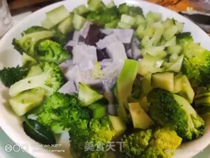 Make Low fat groceries and fruit salad step 6