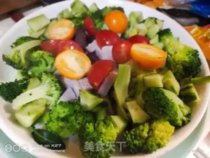 Make Low fat groceries and fruit salad step 7