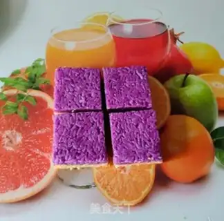 Make Double-coloured rice steam step 5