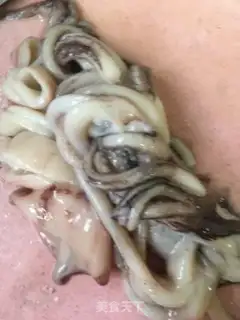 Make Black pepper seafood fan step 2