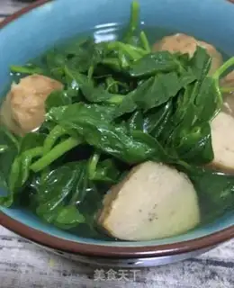 Make Peas-poo meatball soup step 8