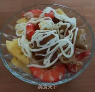 Make Pineapple and shrimp step 3