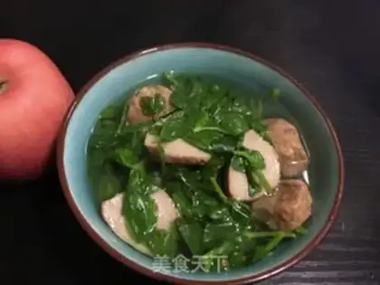 Make Peas-poo meatball soup step 9