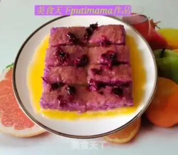 Make Double-coloured rice steam step 12