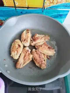 Make Potato fries with chicken wings step 8