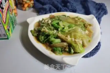 Make Garlic lettuce step 4