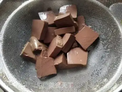 Make Sour duck blood powder step 5