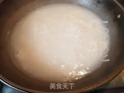 Make Sour duck blood powder step 6