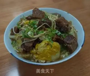 Make Beef with cabbage and swirl step 5