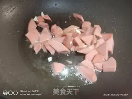 Make The ham and salami step 1