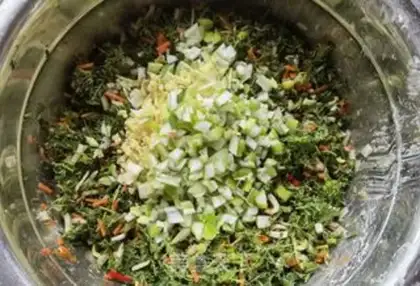 Make Carrot bean budded artemisinin step 9